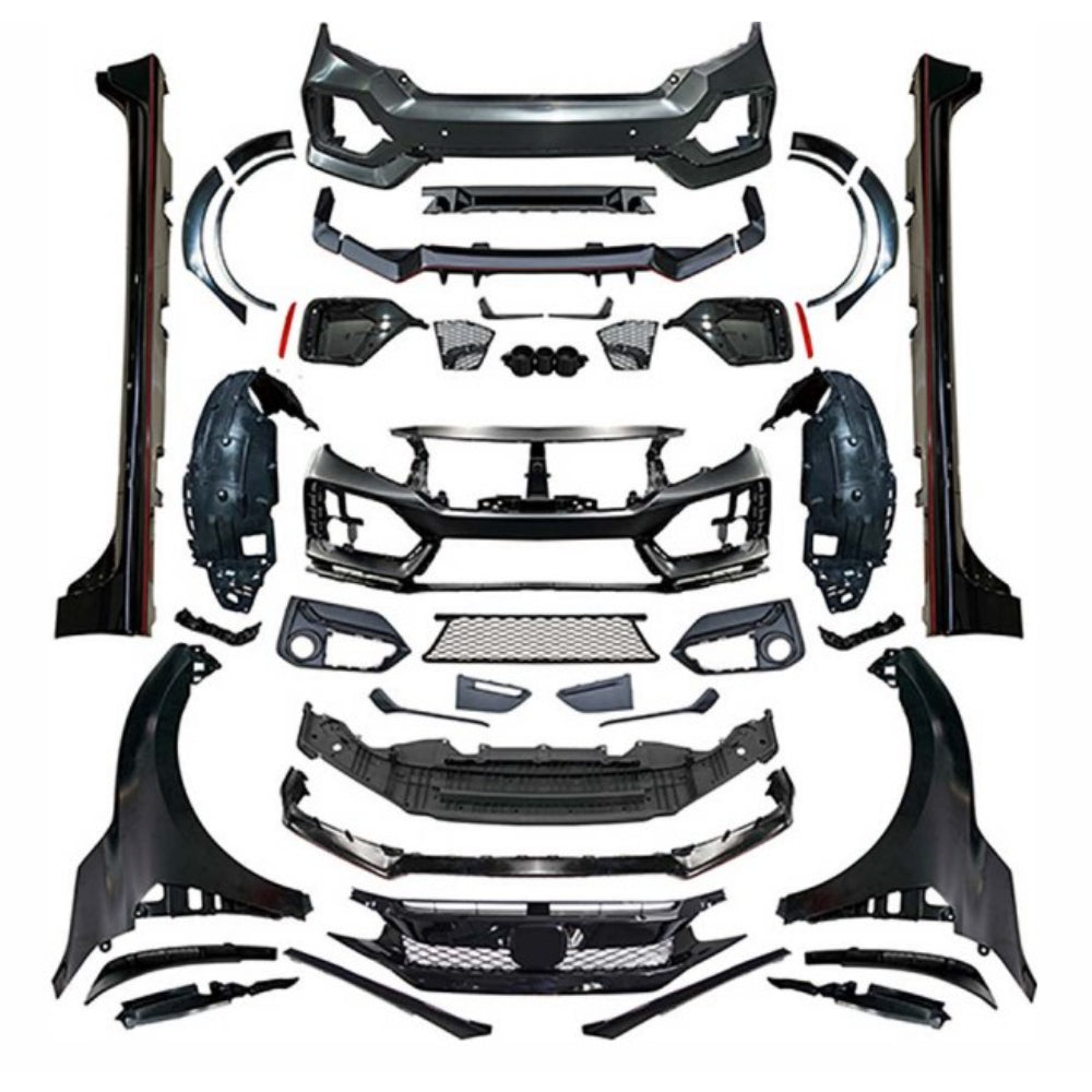 2016-2021 Honda Civic Type-R Wide Body Kit - Vicrez