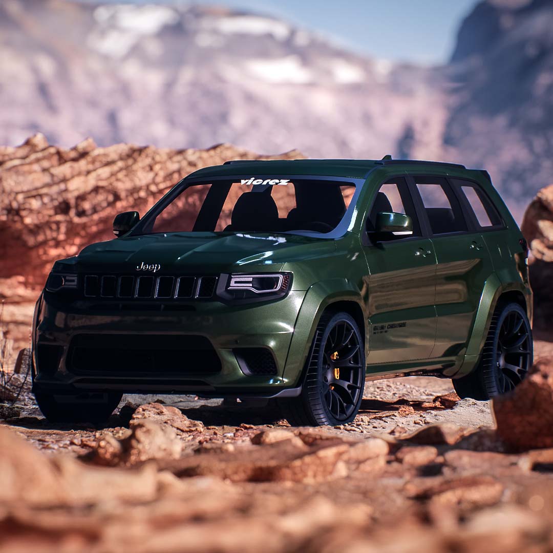 2012-2021 Jeep Grand Cherokee SRT Demon Style Widebody Kit - Vicrez