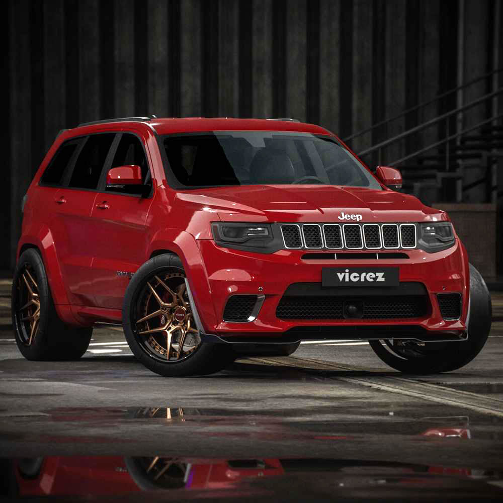 2012-2021 Jeep Grand Cherokee SRT Demon Style Widebody Kit - Vicrez