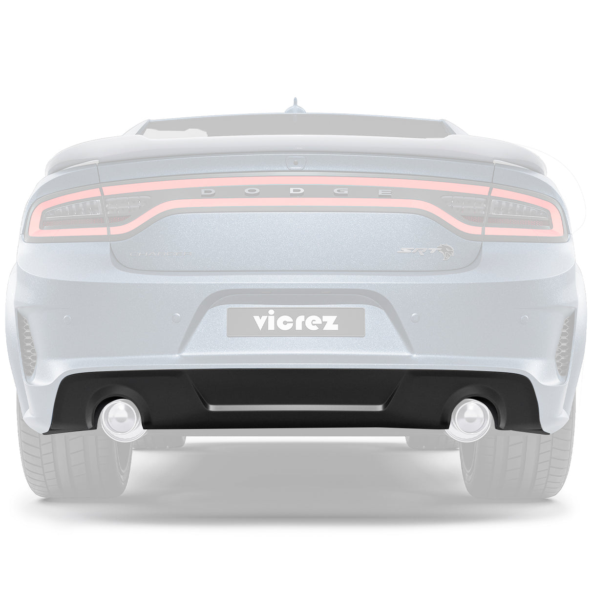 2015-2023 Dodge Charger OEM Style Widebody Rear Diffuser - Vicrez