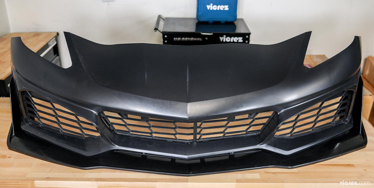 2014-2019 Chevrolet Corvette C7 VZR1 Style Front Bumper - Vicrez