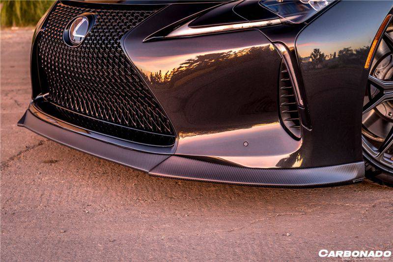 2017-2021 Lexus LC500 LC500H V-LC VRS Style Carbon Fiber Front Lip