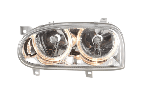 Volkswagen Golf 3 Type 1 HXO, 1 EXO Chrome Angel Eye Headlights (1991-1997) - K2 Industries