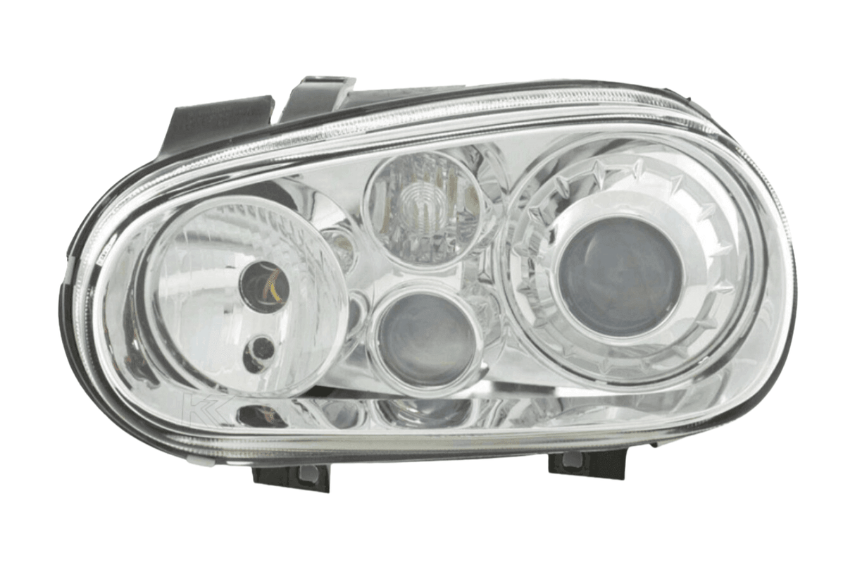 Volkswagen Golf 4 Type 1J Chrome Headlight Set (1998-2003) - K2 Industries