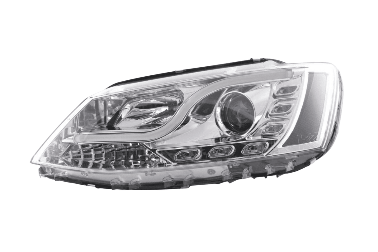 Volkswagen Jetta 6 Chrome LED Headlights with Daytime Running Lights (2011-2018) - K2 Industries