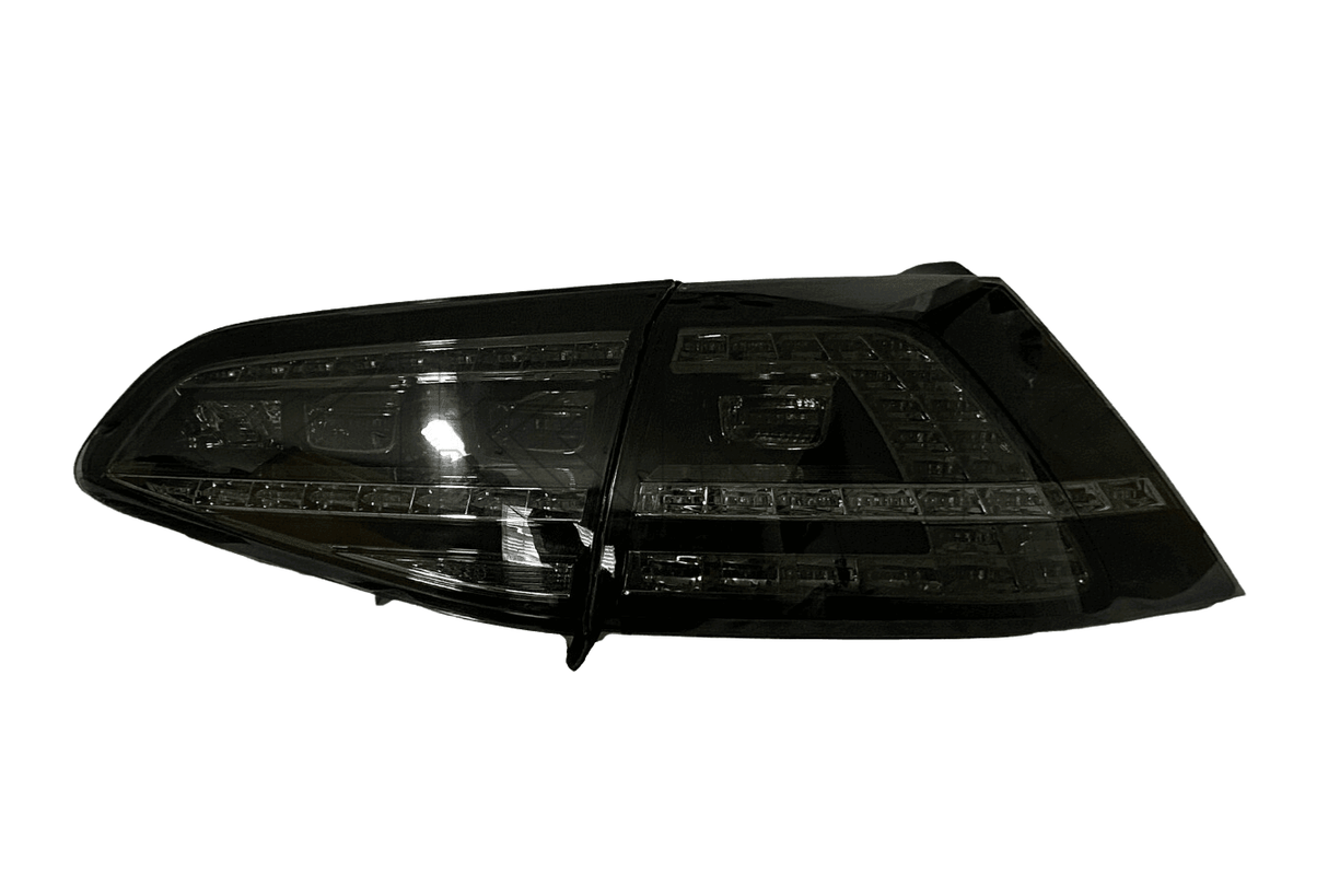 Volkswagen MK7 Golf/GTI/R - Black/Smoke LED Tail Lights (2012-2017) - K2 Industries