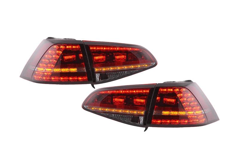 Volkswagen MK7 Golf/GTI/R - Red/Smoke LED Tail Lights (2012-2017) - K2 Industries