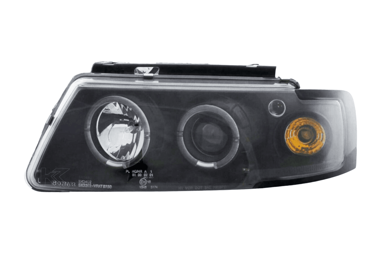 Volkswagen Passat Type 3B 97-00 Black Headlight Set (1997-2000) - K2 Industries