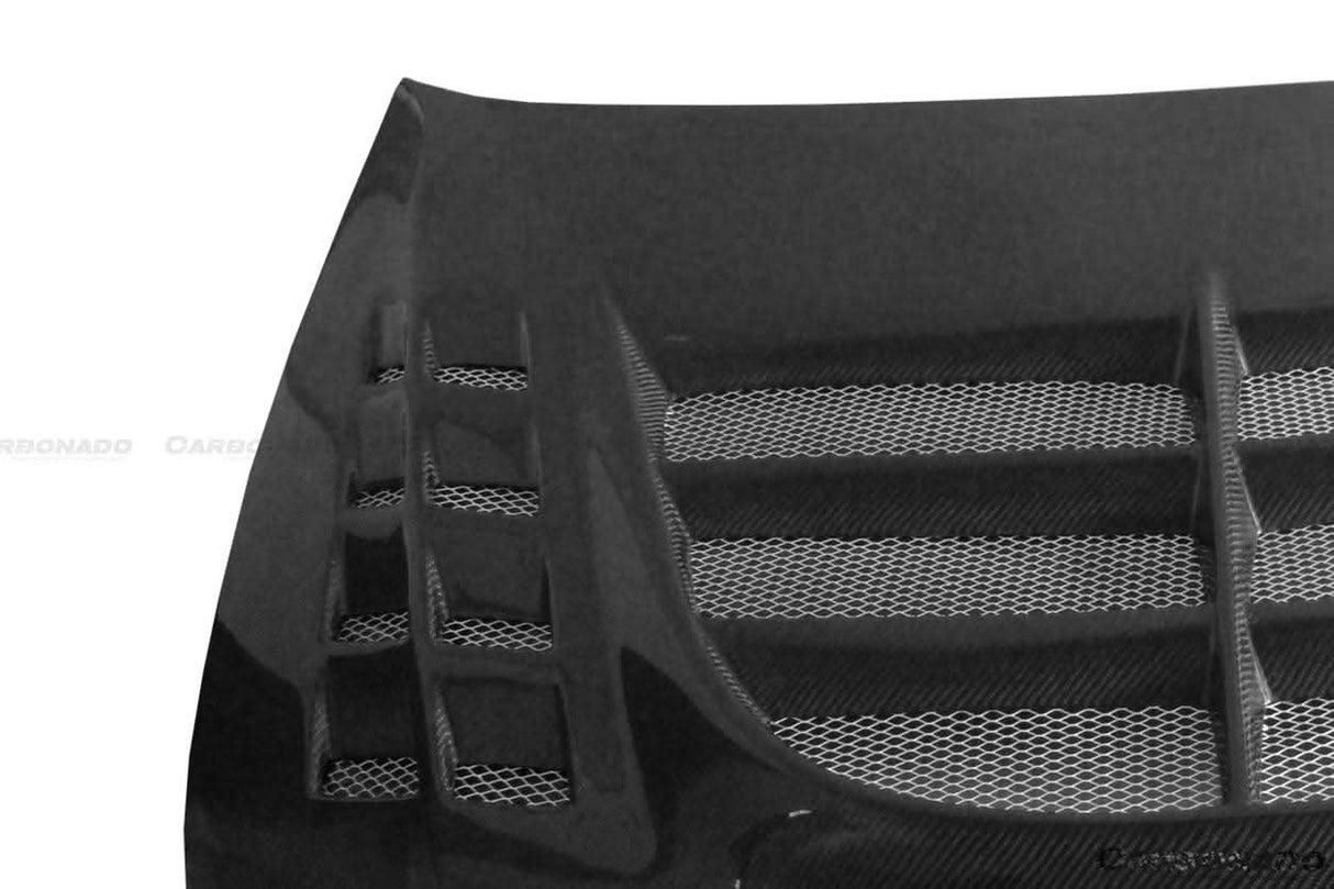 2003-2006 Mitsubishi Evo 7 8 9 VTX Style Carbon Fiber Hood