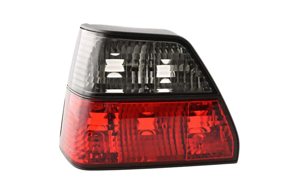 VW Golf 2 Red/Smoke Crystal Design Tail Lights (1984-1991) - K2 Industries
