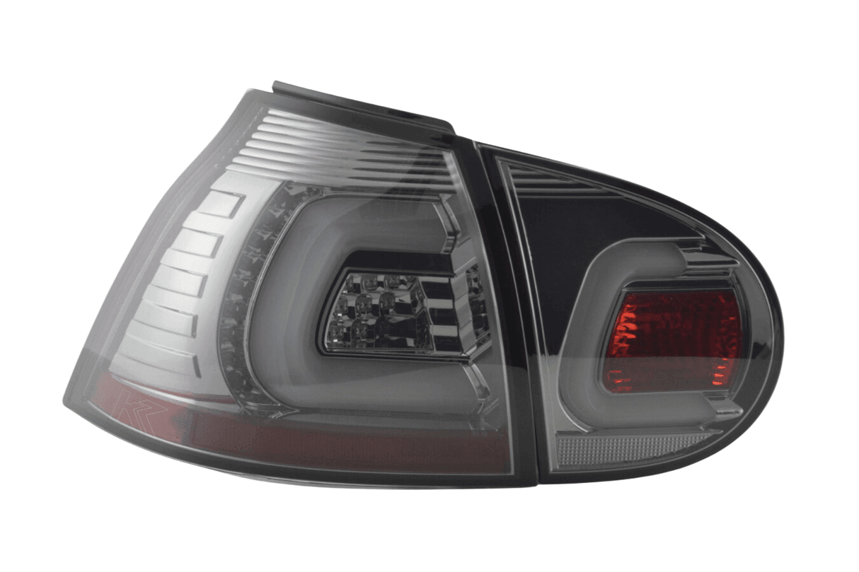 VW Golf 5 Mk5 Chrome Smoked LED Tail Lights (2003-2008) - K2 Industries