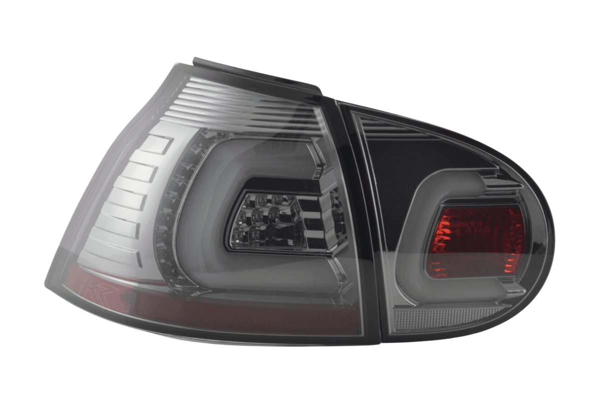 VW Golf 5 Mk5 Chrome Smoked LED Tail Lights (2003-2008) - K2 Industries