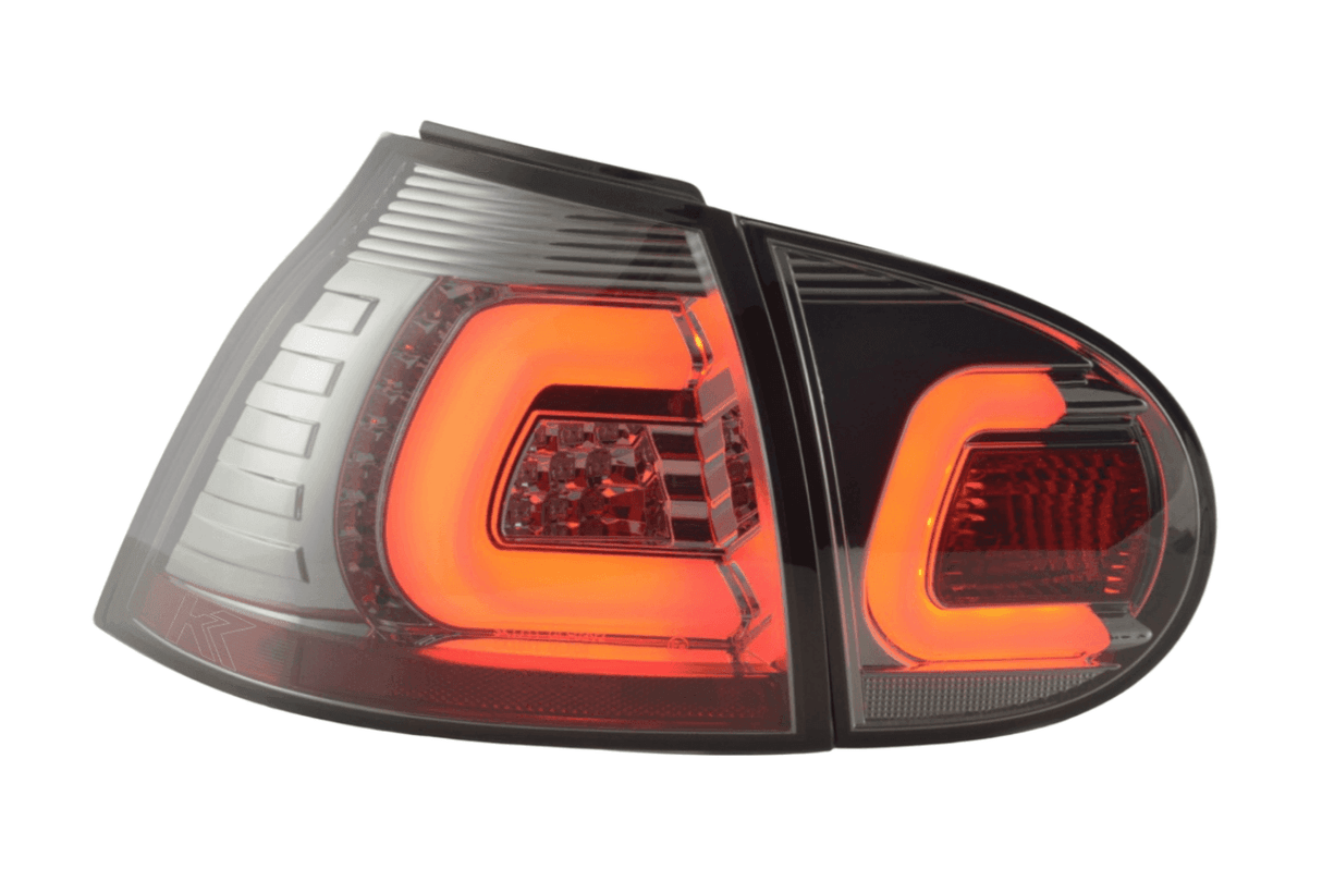 VW Golf 5 Mk5 Chrome Smoked LED Tail Lights (2003-2008) - K2 Industries