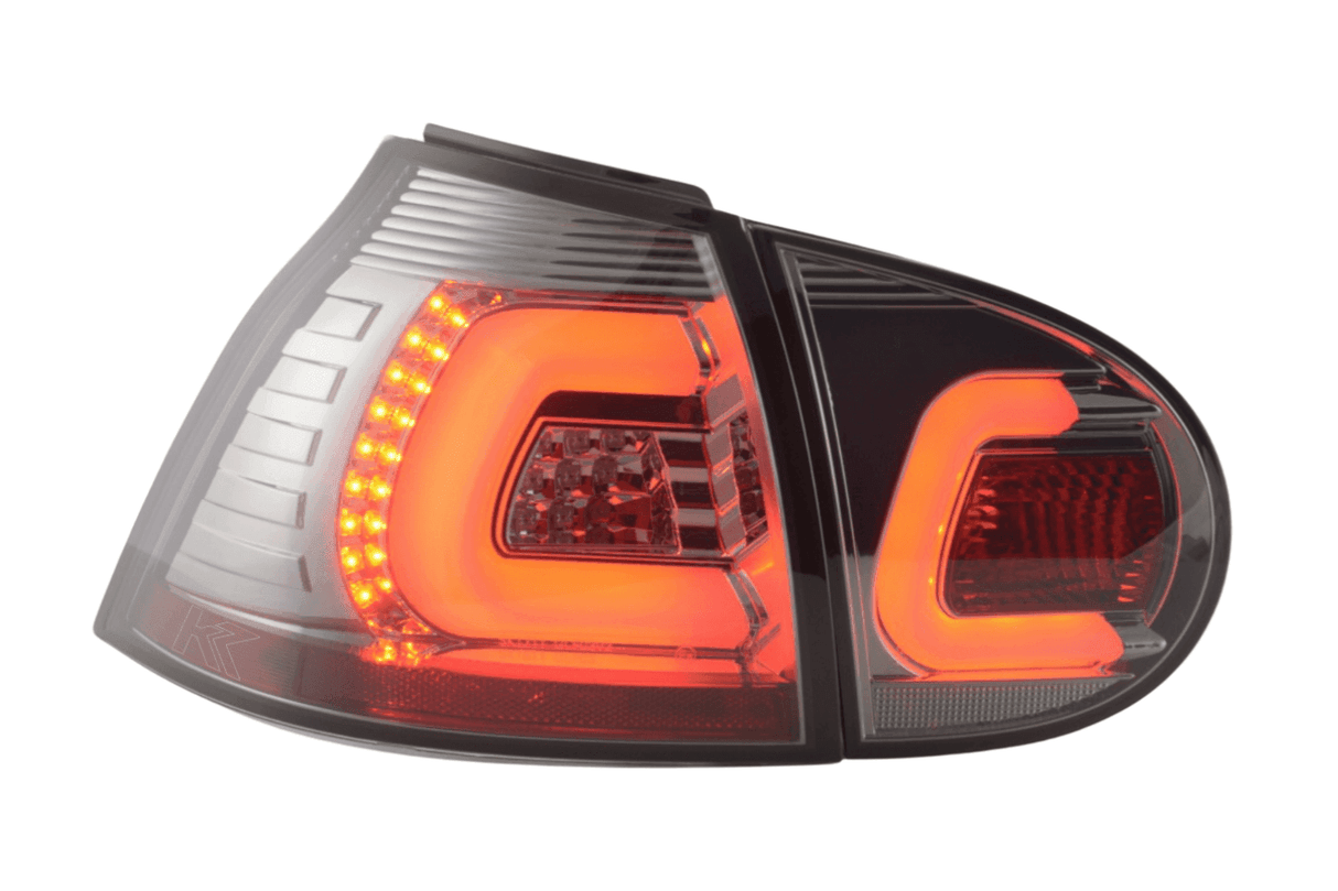 VW Golf 5 Mk5 Chrome Smoked LED Tail Lights (2003-2008) - K2 Industries