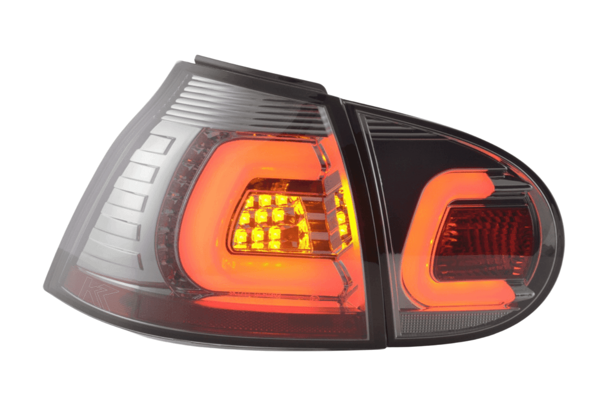 VW Golf 5 Mk5 Chrome Smoked LED Tail Lights (2003-2008) - K2 Industries