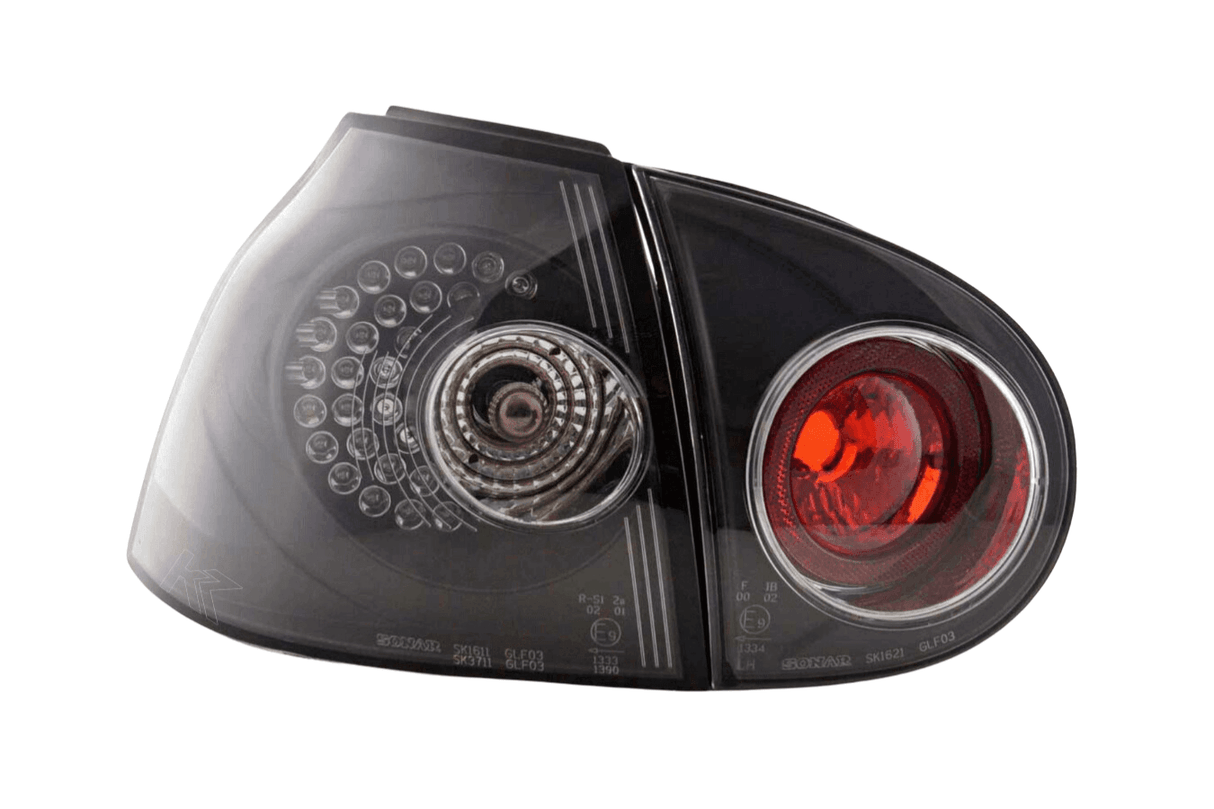VW Golf 5 Mk5 OEM Style Black Tail Lights (2003-2008) - K2 Industries