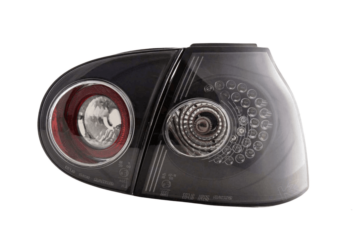 VW Golf 5 Mk5 OEM Style Black Tail Lights (2003-2008) - K2 Industries