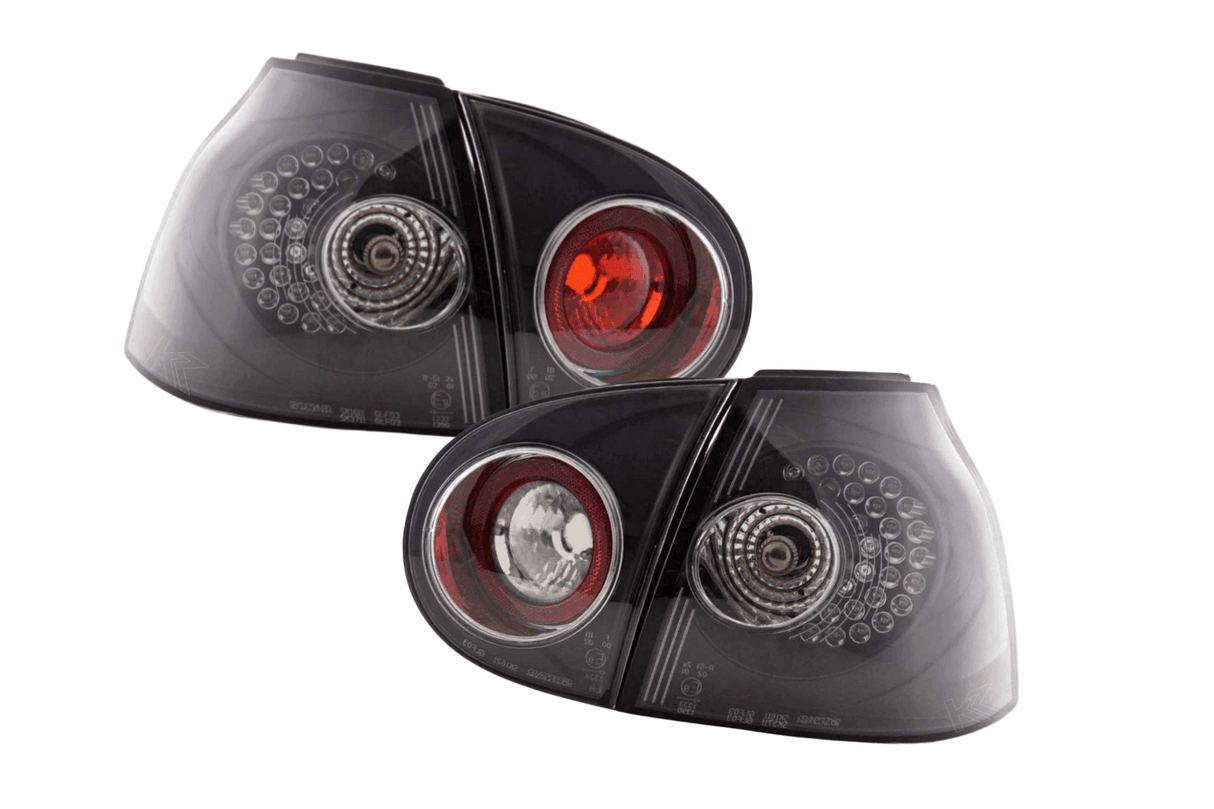VW Golf 5 Mk5 OEM Style Black Tail Lights (2003-2008) - K2 Industries