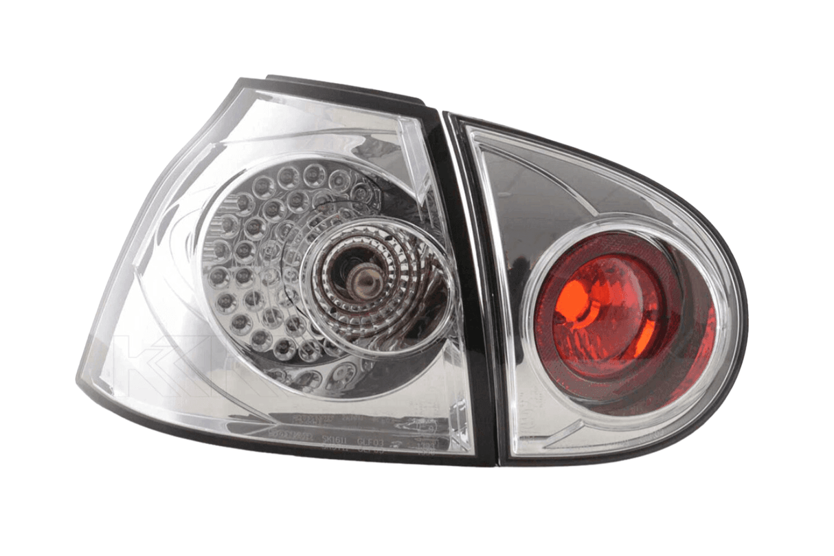 VW Golf 5 Mk5 OEM Style Chrome Tail Lights (2003-2008) - K2 Industries