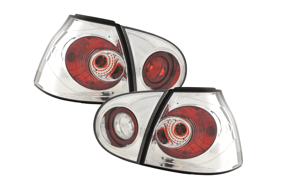 VW Golf 5 Mk5 OEM Style Chrome Tail Lights V2 (2003-2008) - K2 Industries