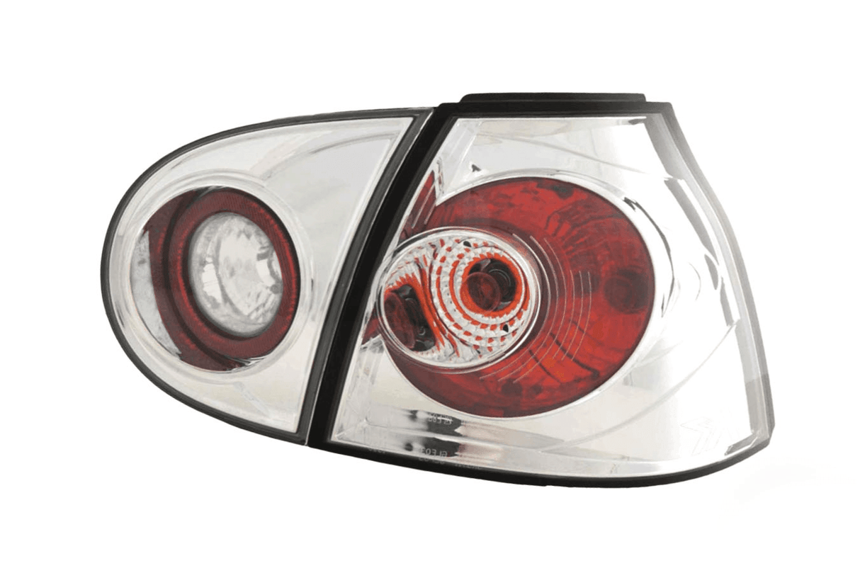 VW Golf 5 Mk5 OEM Style Chrome Tail Lights V2 (2003-2008) - K2 Industries