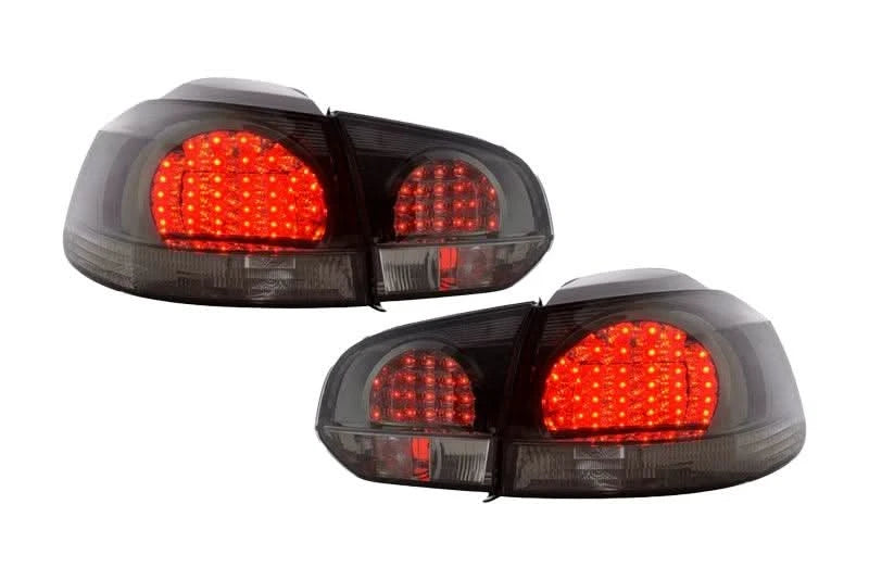 VW Golf 6 MK6 GTI Clear/Smoked LED Tail Lights (2008-2014) - K2 Industries