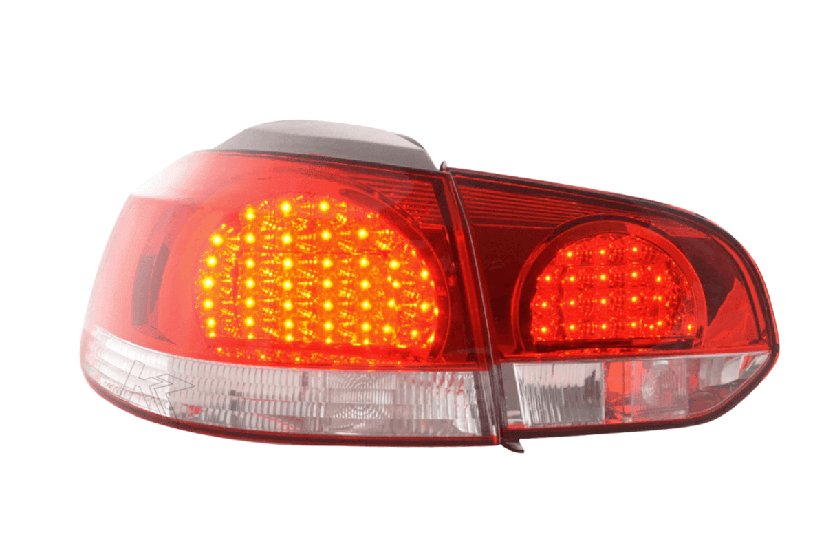 VW Golf 6 MK6 GTI Red LED Tail Lights (2008-2014) - K2 Industries