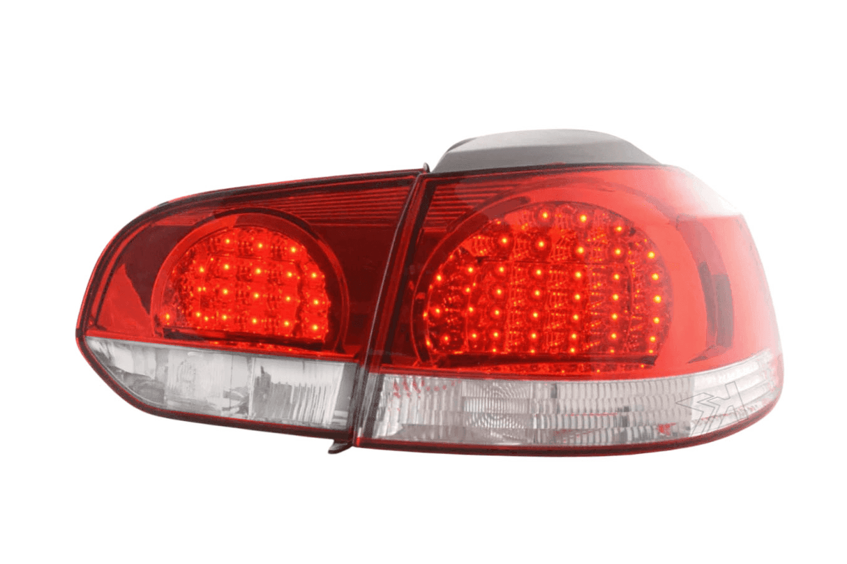 VW Golf 6 MK6 GTI Red LED Tail Lights (2008-2014) - K2 Industries