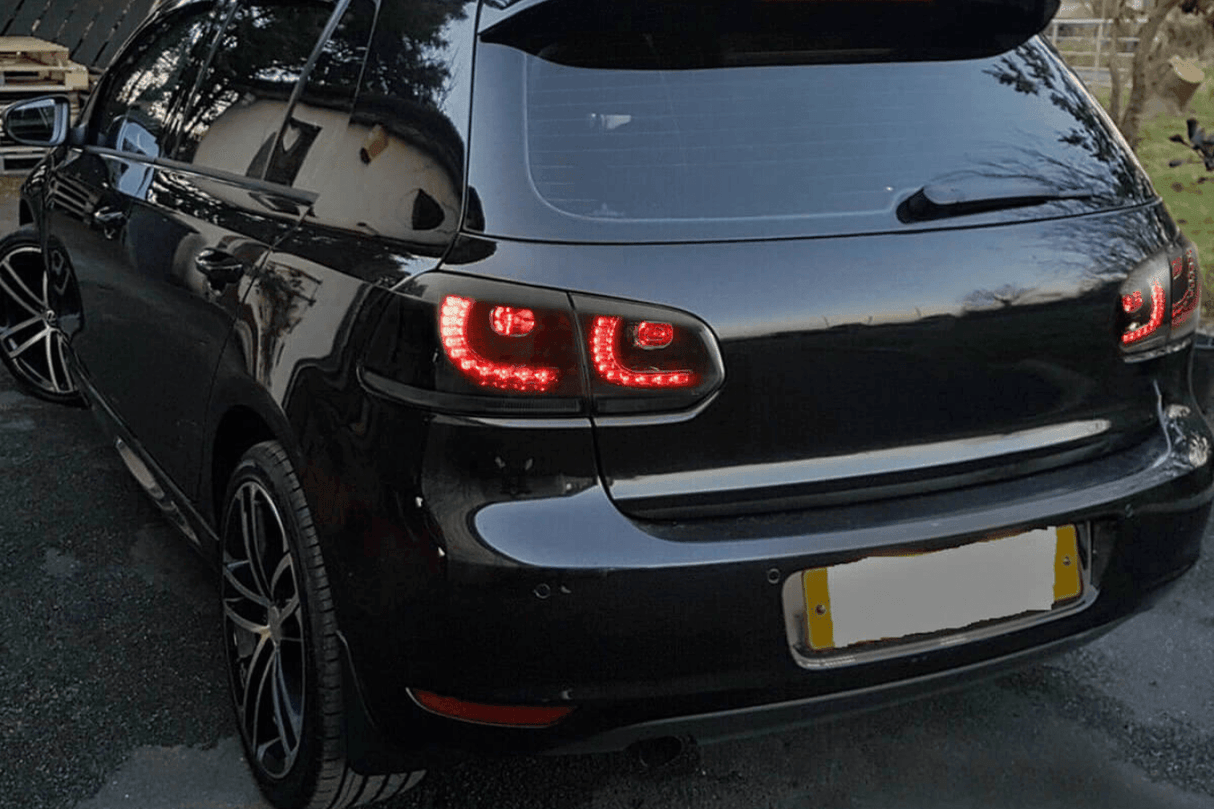 VW Golf 6th Gen Mk6 Hatchback LED Tail Lights (2008 - 2014) - K2 Industries