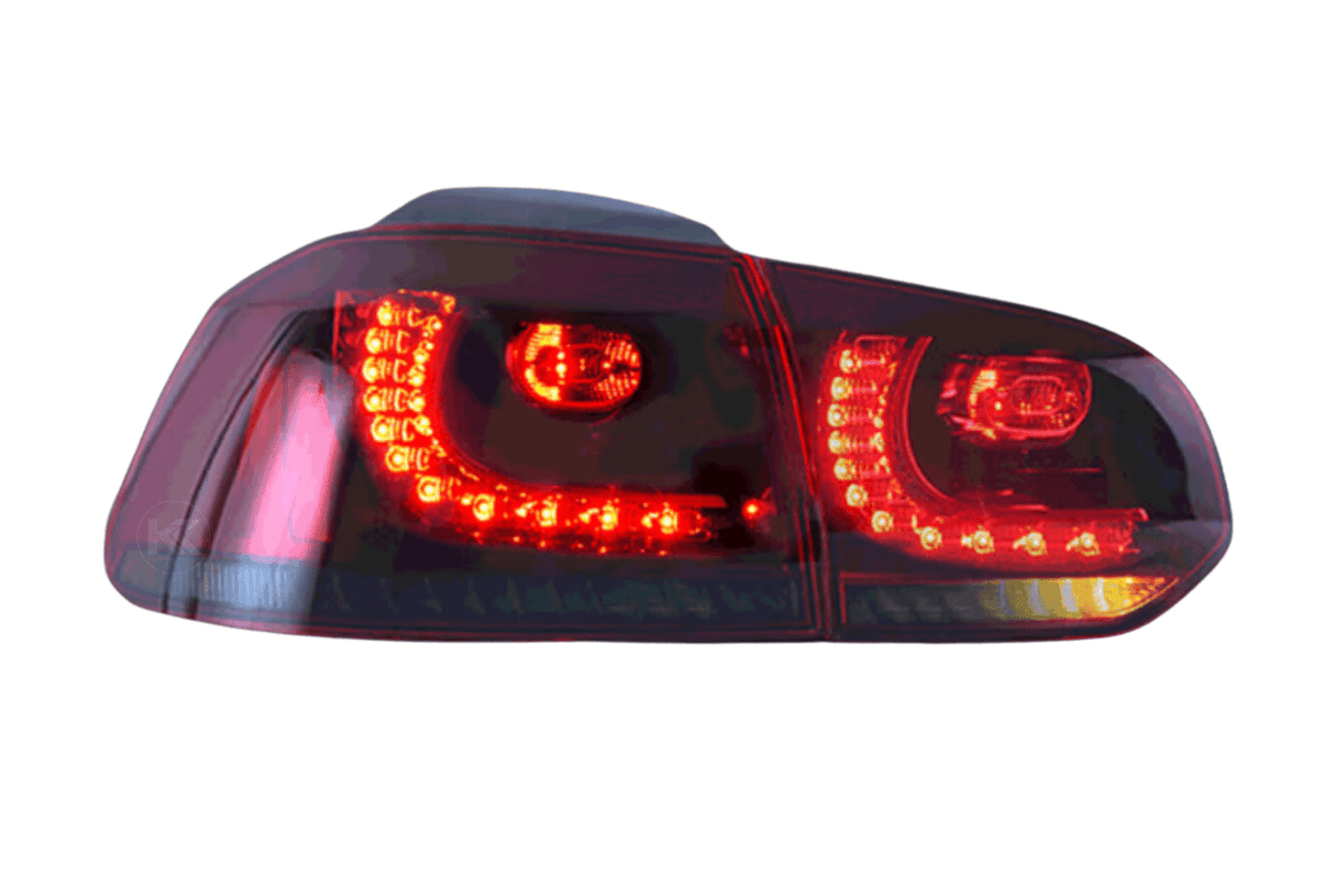VW Golf 6th Gen Mk6 Hatchback LED Tail Lights (2008 - 2014) - K2 Industries