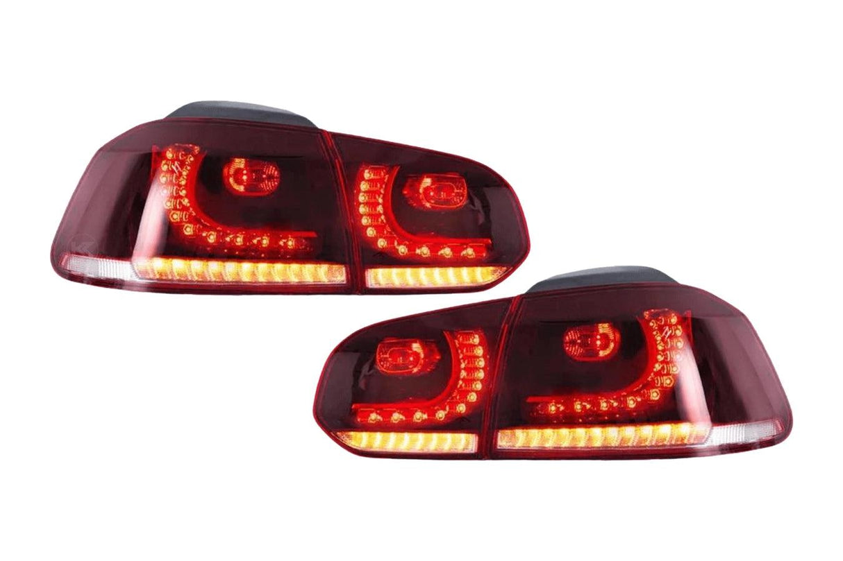 VW Golf 6th Gen Mk6 Hatchback LED Tail Lights (2008 - 2014) - K2 Industries