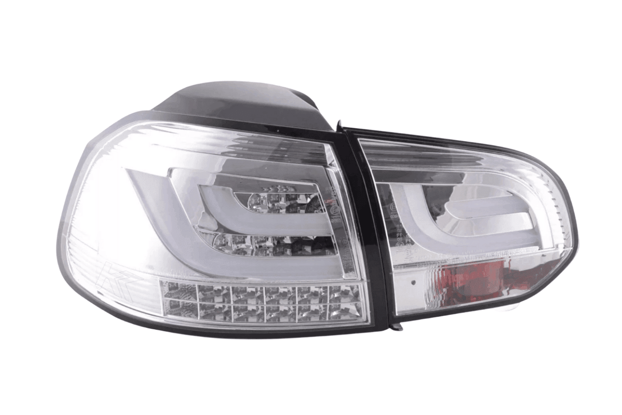 VW Golf Mk6 / GTI LED Bar Clear Tail Lights V1 LED Indicators (2008-2014) - K2 Industries