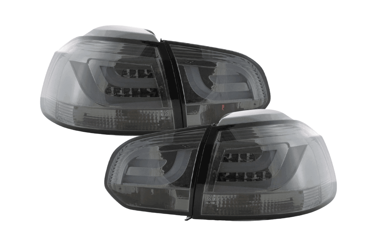 VW Golf Mk6 GTI LED Bar Clear/Smoked Tail Lights V1 (2008-2014) - K2 Industries