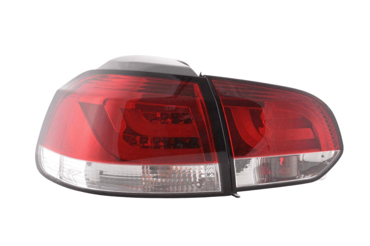 VW Golf Mk6 GTI LED Bar Red Tail Lights V1 (2008-2014) - K2 Industries