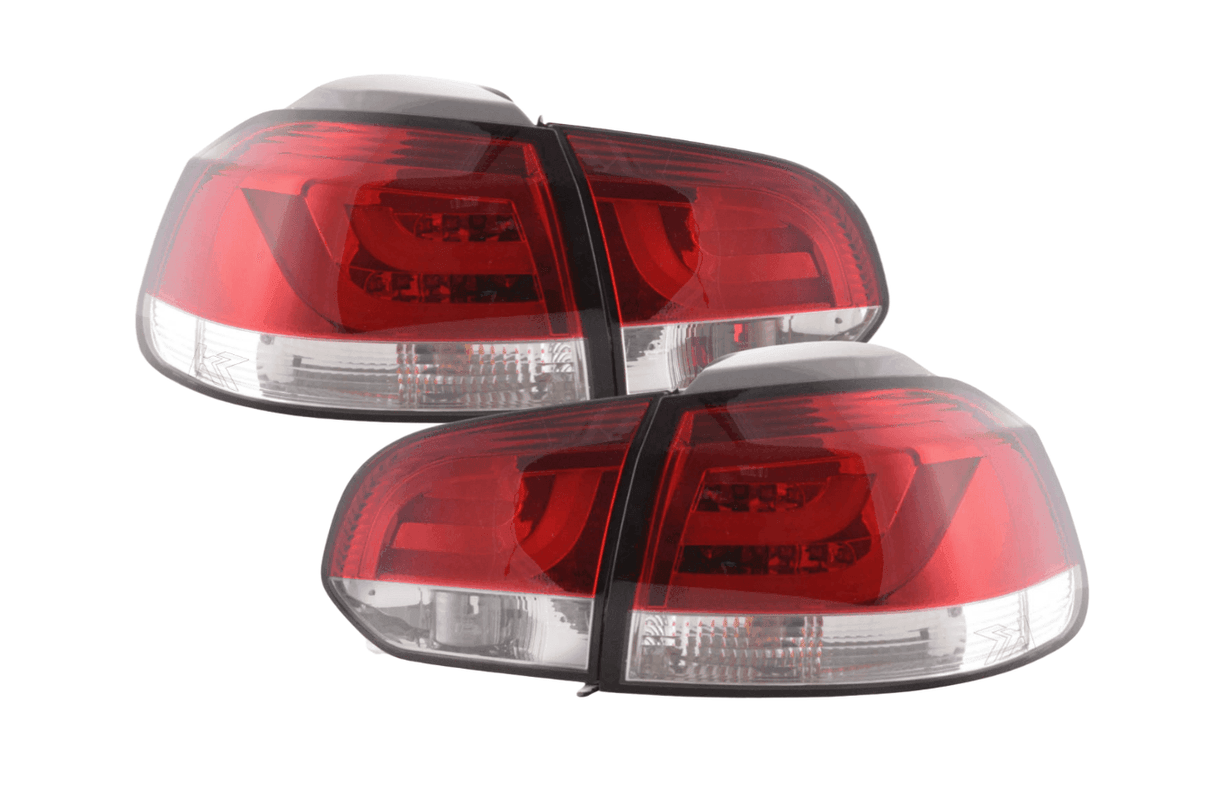 VW Golf Mk6 GTI LED Bar Red Tail Lights V1 (2008-2014) - K2 Industries