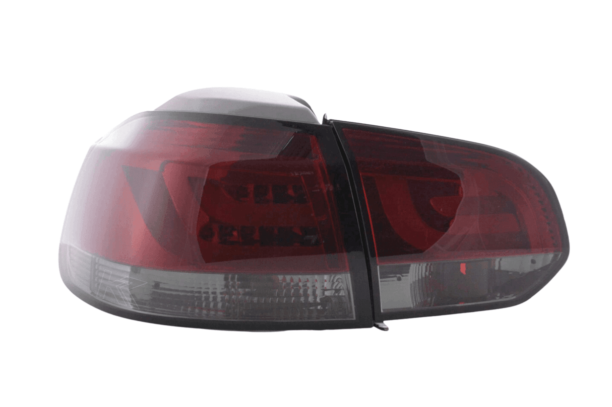 VW Golf Mk6 GTI LED Bar Red/Smoked Tail Lights V1 (2008-2014) - K2 Industries