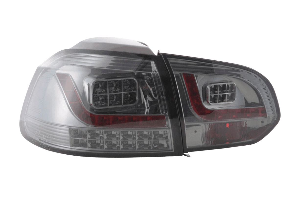 VW Golf Mk6 GTI LED Clear Smoked Tail Lights V2 LED Indicators (2008-2014) - K2 Industries