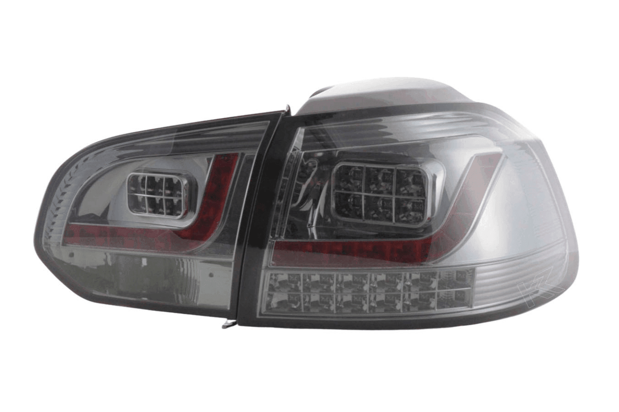 VW Golf Mk6 GTI LED Clear Smoked Tail Lights V2 LED Indicators (2008-2014) - K2 Industries