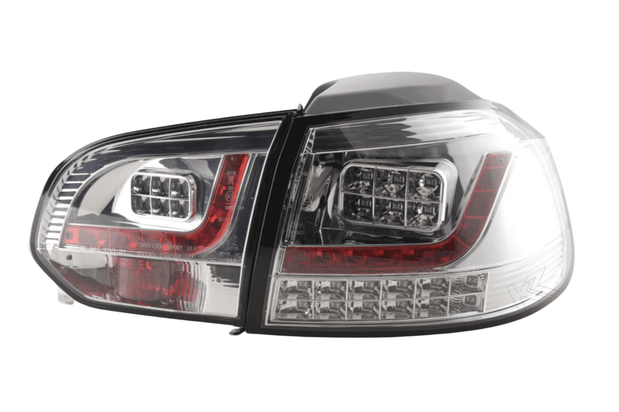 VW Golf Mk6 GTI LED Clear Tail Lights V2 LED Indicators (2008-2014) - K2 Industries