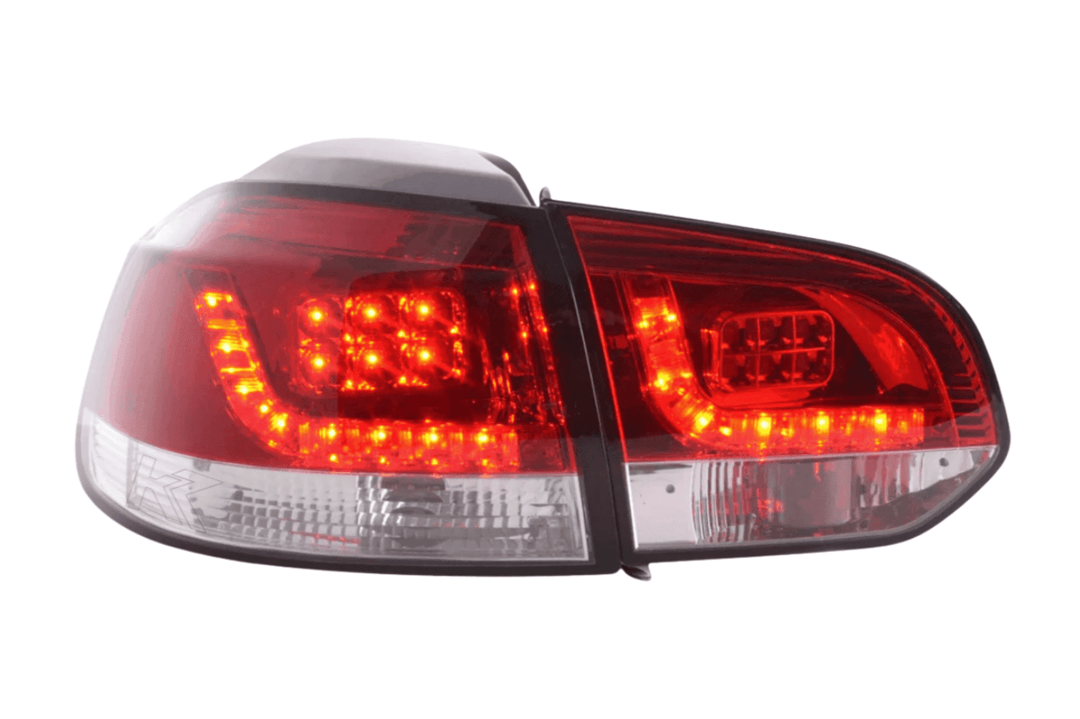 VW Golf Mk6 GTI LED Red Tail Lights V2 (2008-2014) - K2 Industries