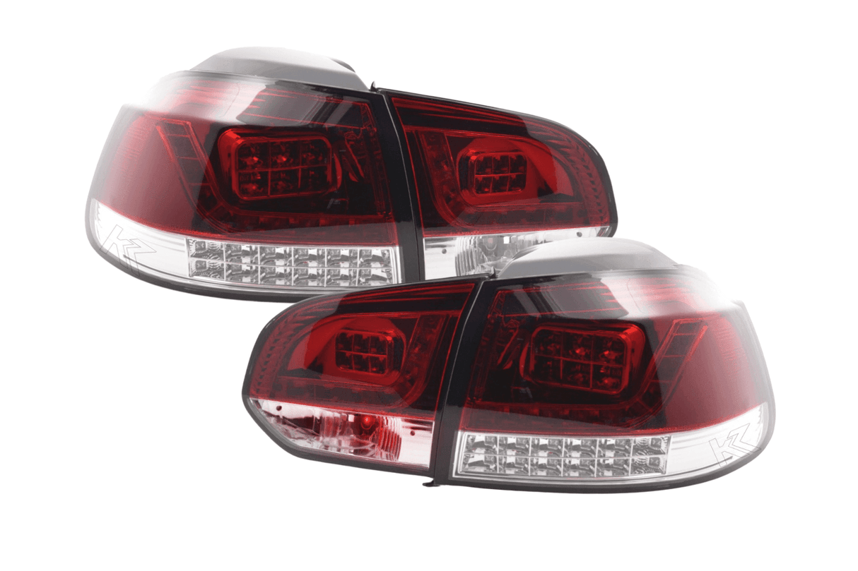 VW Golf Mk6 GTI LED Red Tail Lights V2 LED Indicators (2008-2014) - K2 Industries