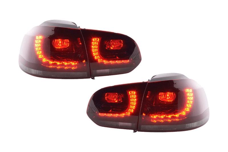 VW Golf Mk6 GTI Red/Smoked - R Look - Upgrade Tail Lights (2008-2014) - K2 Industries