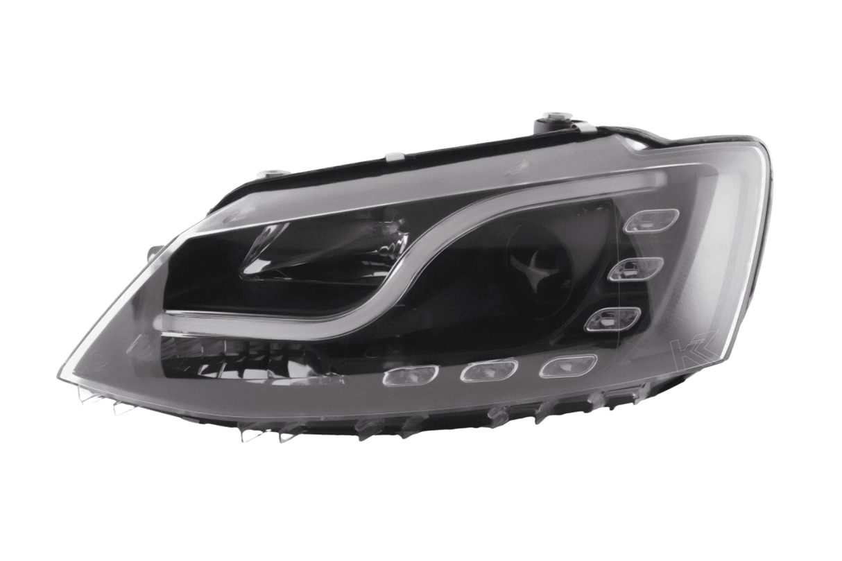 VW Jetta 6 Black JDM Style Headlights (2011-2018) - K2 Industries