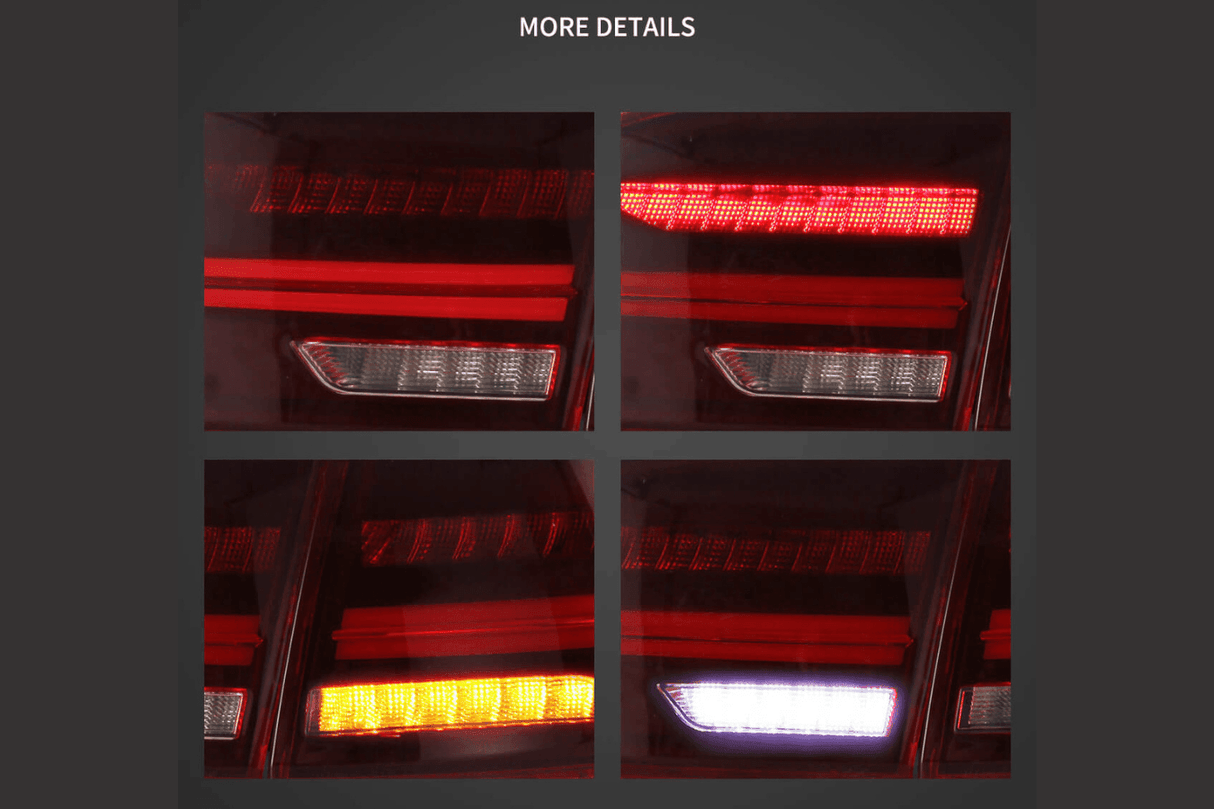 VW Jetta/Sagitar 6th Gen (A6) LED Tail Lights 2011-2014 - K2 Industries