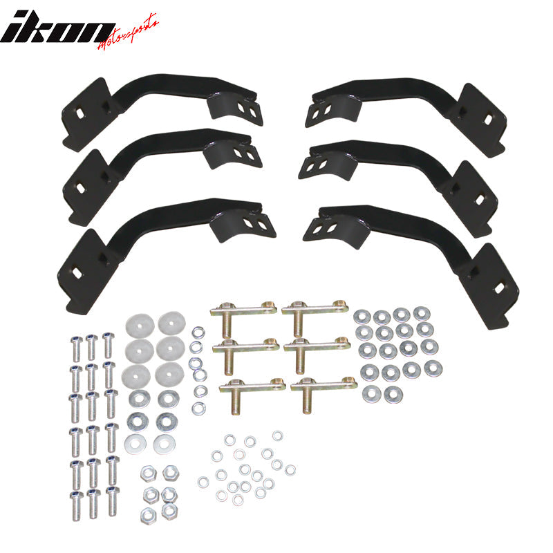 2009-2023 Dodge Ram 1500 Quad Cab Black Side Step Bar Running Board