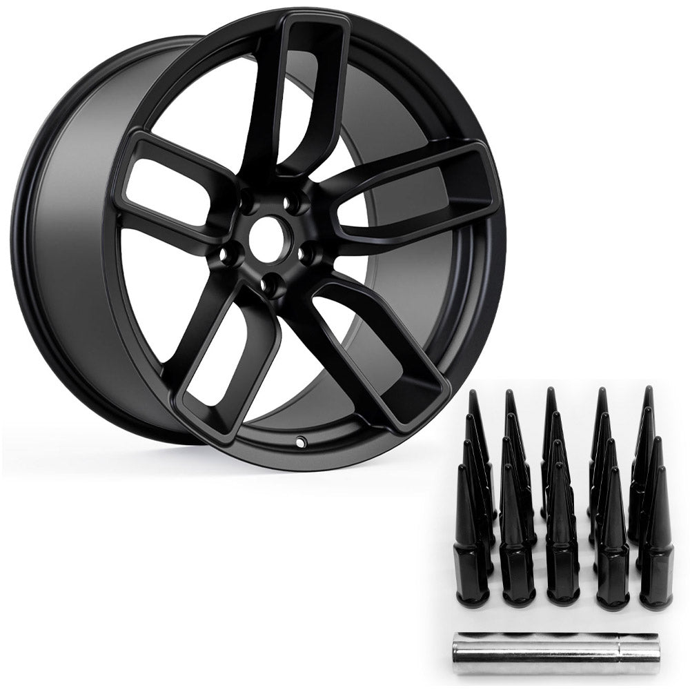 Hellcat Redeye Style Widebody Matte Black Wheel - Vicrez