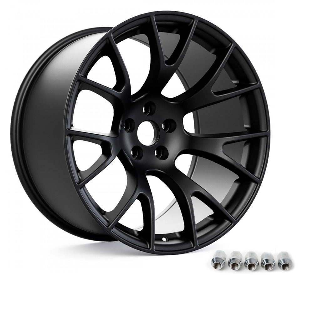 Hellcat Style Widebody Wheel Matte Silver - Vicrez