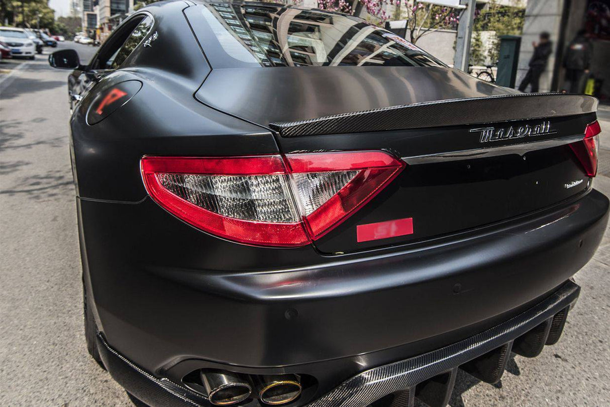 2007-2011 Maserati GranTurismo 4.2L Coupe 4.7L Convertible MC Style Carbon Fiber Trunk Spoiler