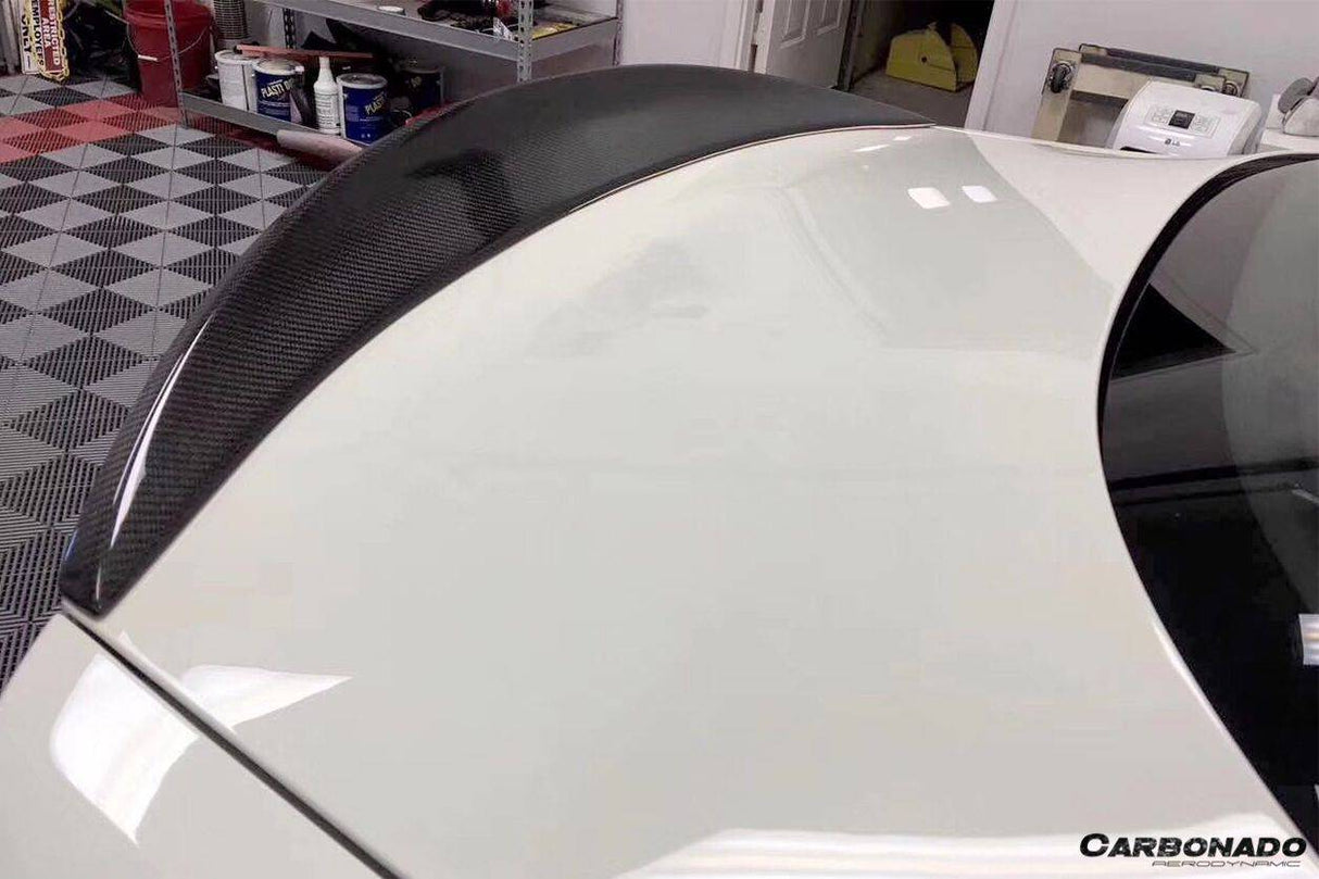 2012-2022 Maserati GranTurismo Sport MC 4.7L Style Carbon Fiber Trunk Spoiler