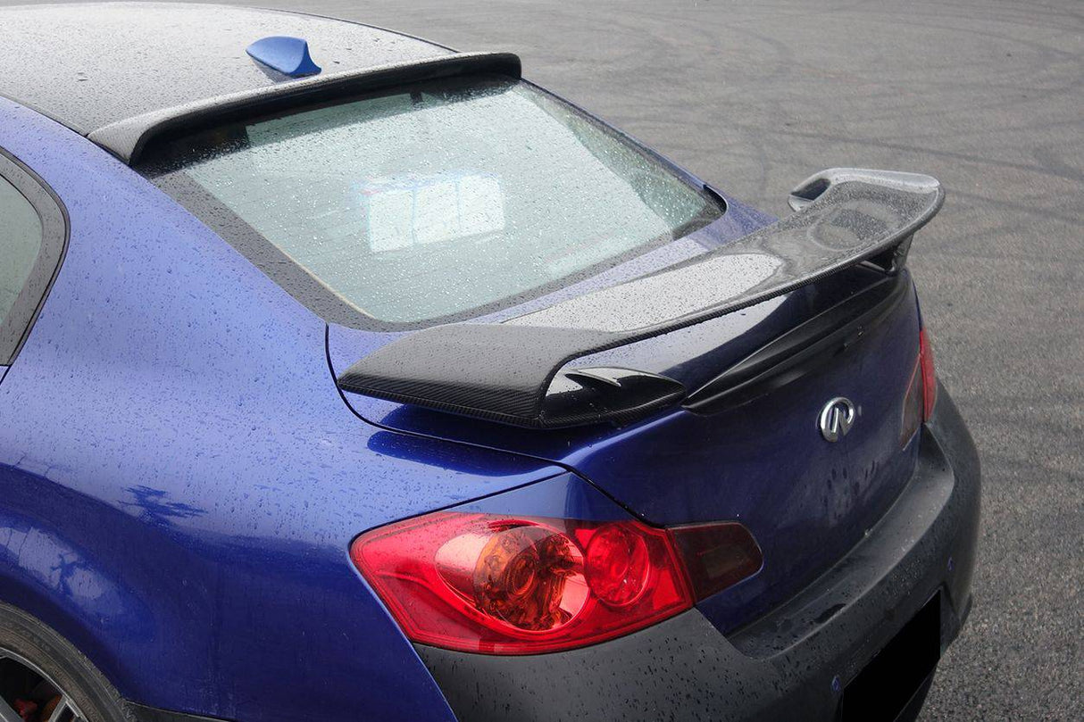 2007-2013 Infiniti G25 G35 G37 Sedan BS Style Carbon Fiber Trunk Spoiler